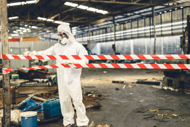 Professional Biohazard technician working in Brownsville, KY